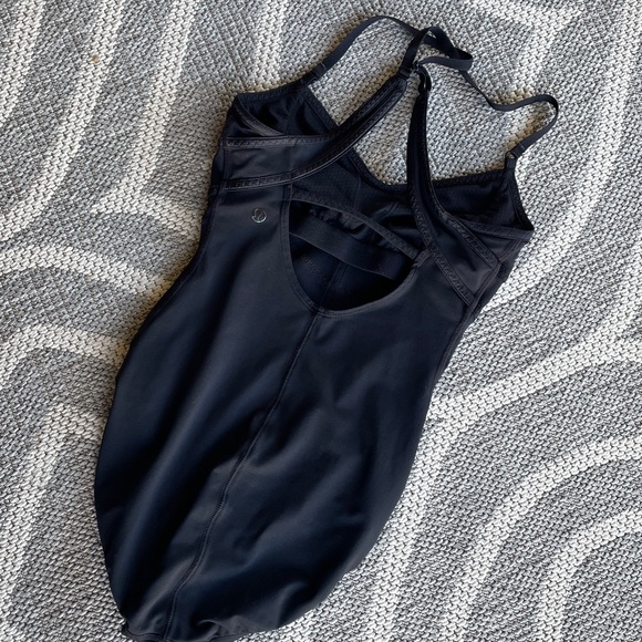 Lululemon Chasse leotard bodysuit black swan dance ballet size 4 - Picture 6 of 10